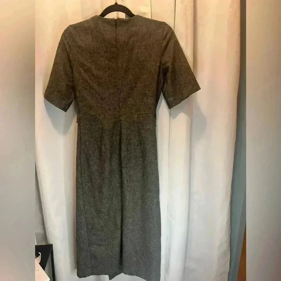 Zara Woman’s Gray wool blend Midi Dress Size xs - Picture 6 of 10